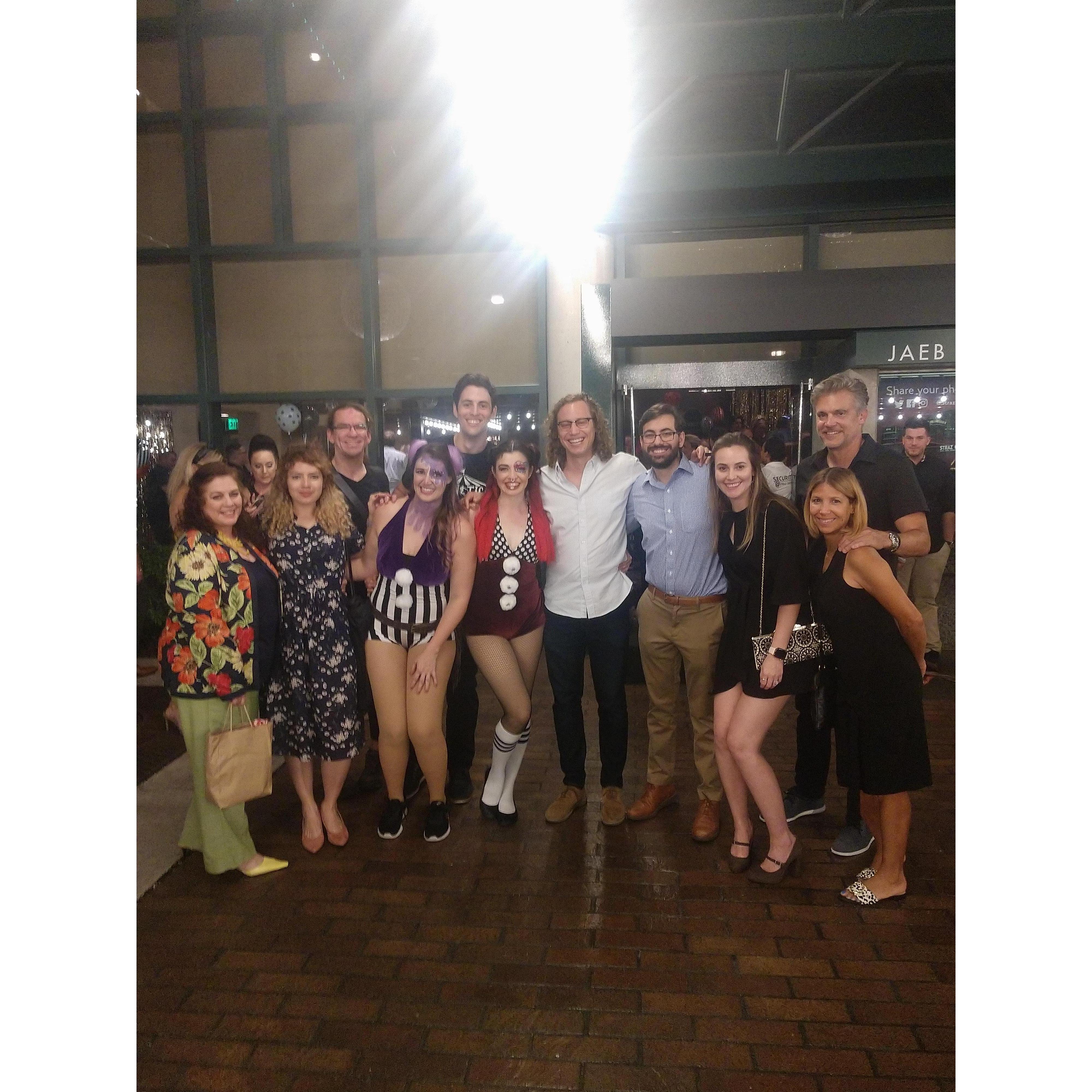 OUR FAMILY! Our Moms, my sister and our best friends, together after our HYPNOTICA Aerial Circus Arts Show!