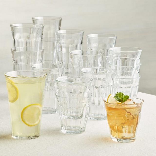 Duralex ® Picardie Glass Tumblers, Set of 18