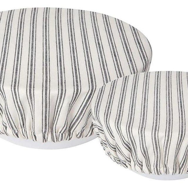Now Designs Ticking Stripe Bowl Cover Set of 2 (2023028)
