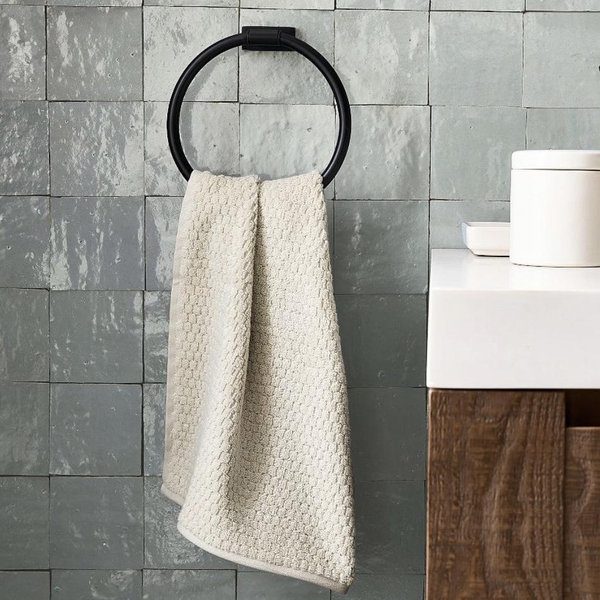 Textured Honeycomb Hand Towel