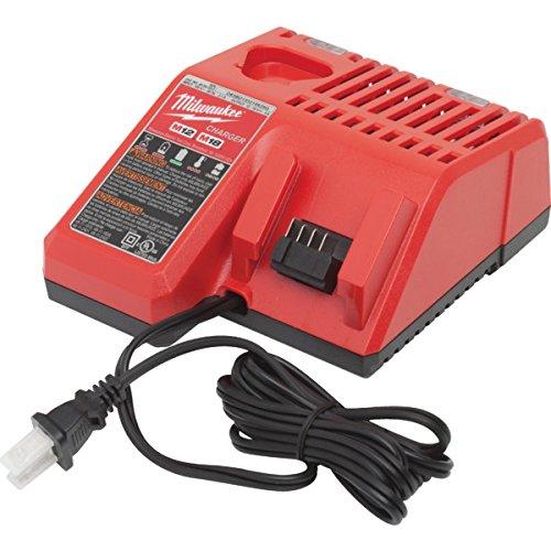 Milwaukee M12 & M18 Replacement Multi-Voltage Battery Charger - Charges Compact Batteries In 30 Minutes And Extended Capacity Batteries In 60 Minutes Power Tool