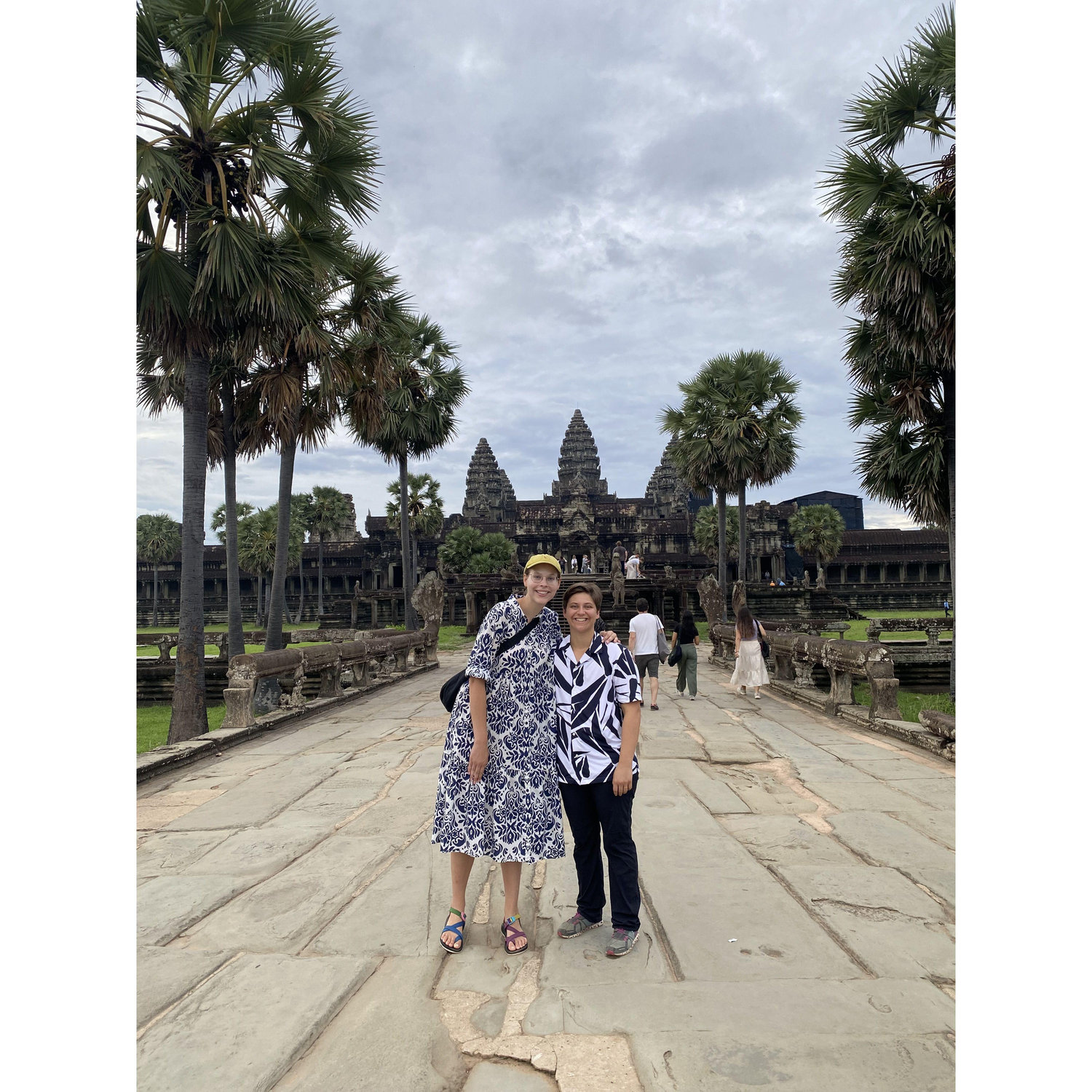 Most famous being Angkor Wat, a Wonder of the Ancient World! And a life long dream of Liz's to visit. Happy to report that the temple more than lived up to the hype!!!