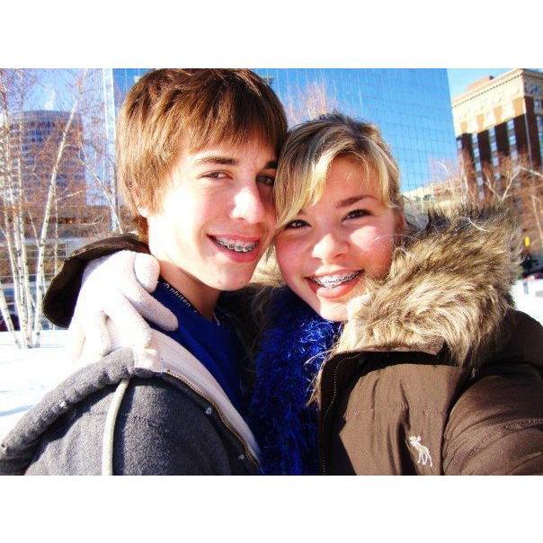 Ice skating downtown Rosa Parks Circle 2009