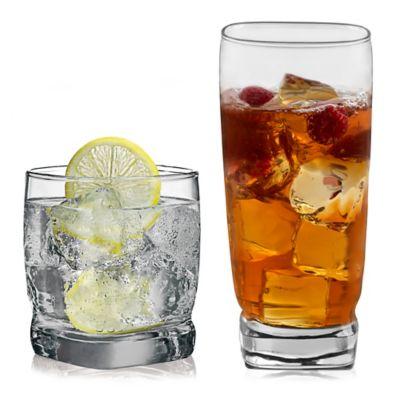 Libbey® Glass Carrington 16-Piece Drinkware Set in Clear