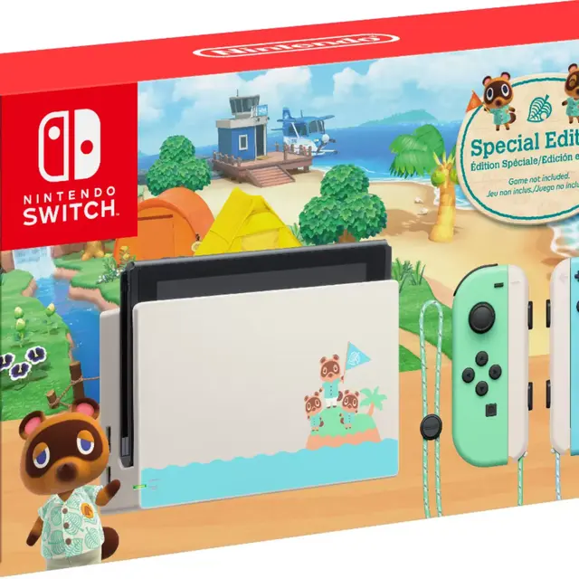 Nintendo - Switch - Animal Crossing: New Horizons Edition 32GB Console - Multi