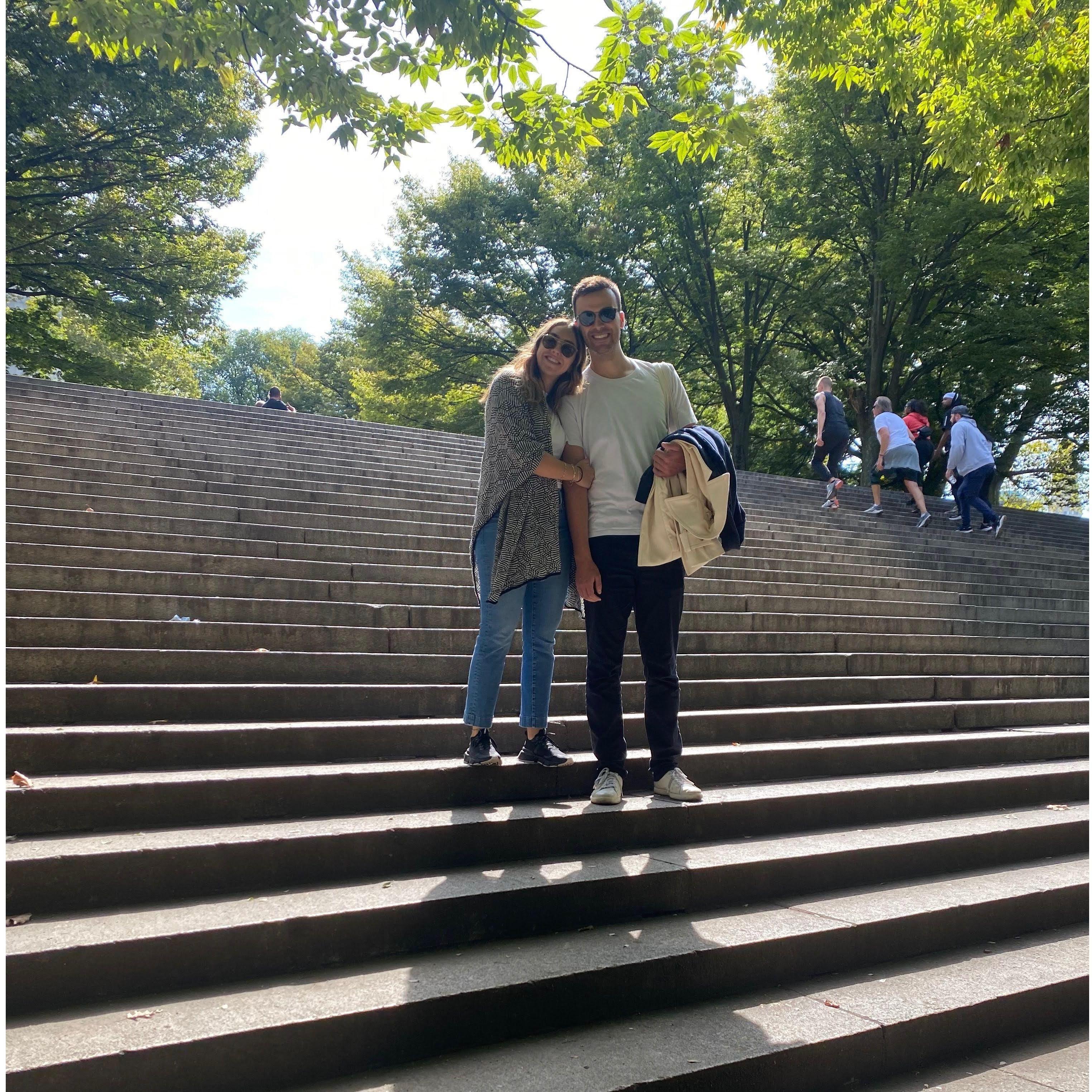 At our neighborhood park in Brooklyn (October 2021)