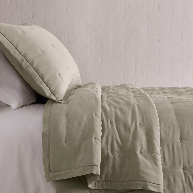 Signature Tencel Linen Quilt, King/Cal. King, Elm