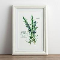 Rosemary Love Is Patient - Framed Wall Art