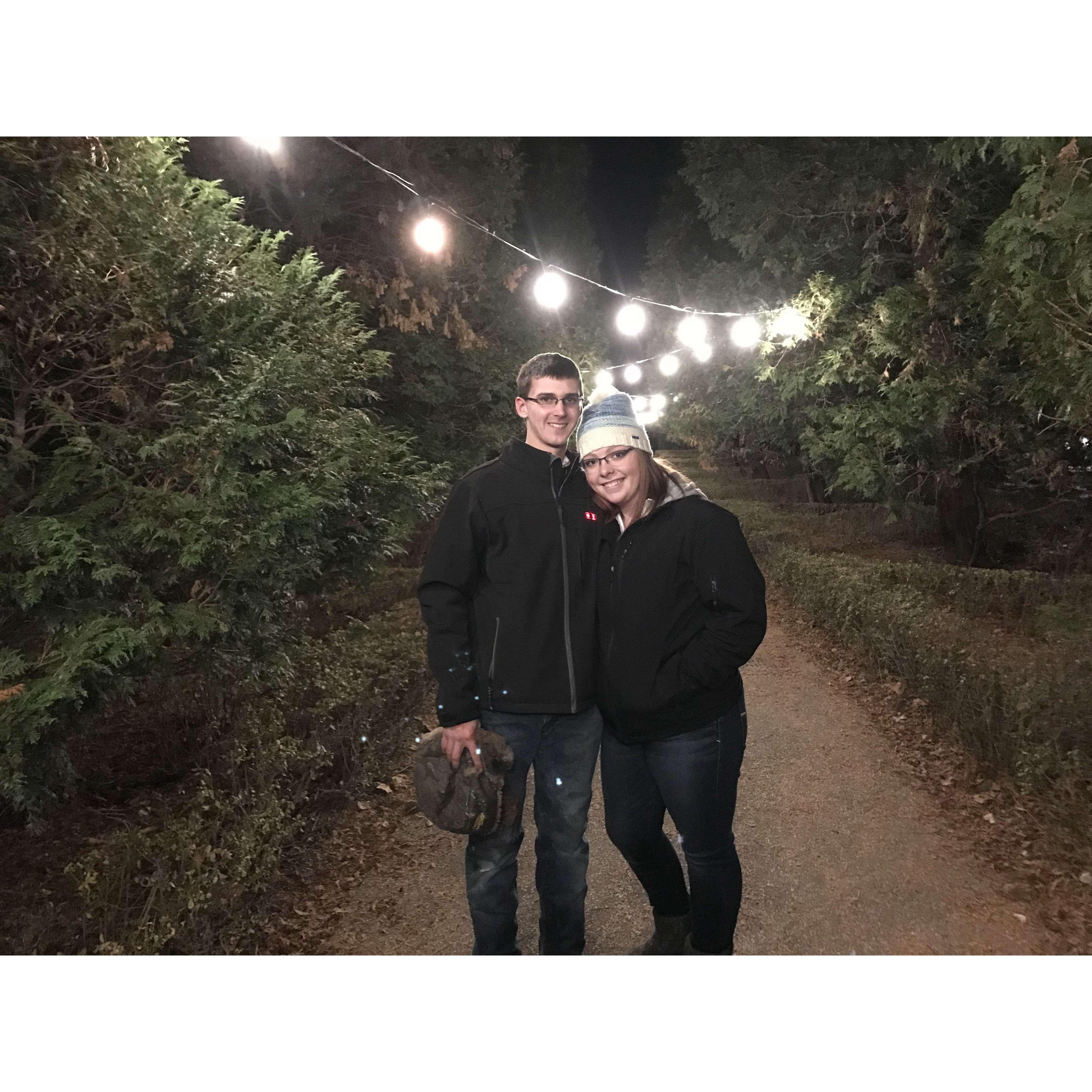 He surprised me with a magical night at Alerton's Christmas celebration. 