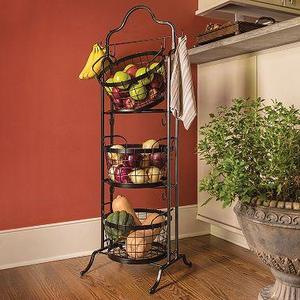 3-Tier Floor Stand Bushel Basket