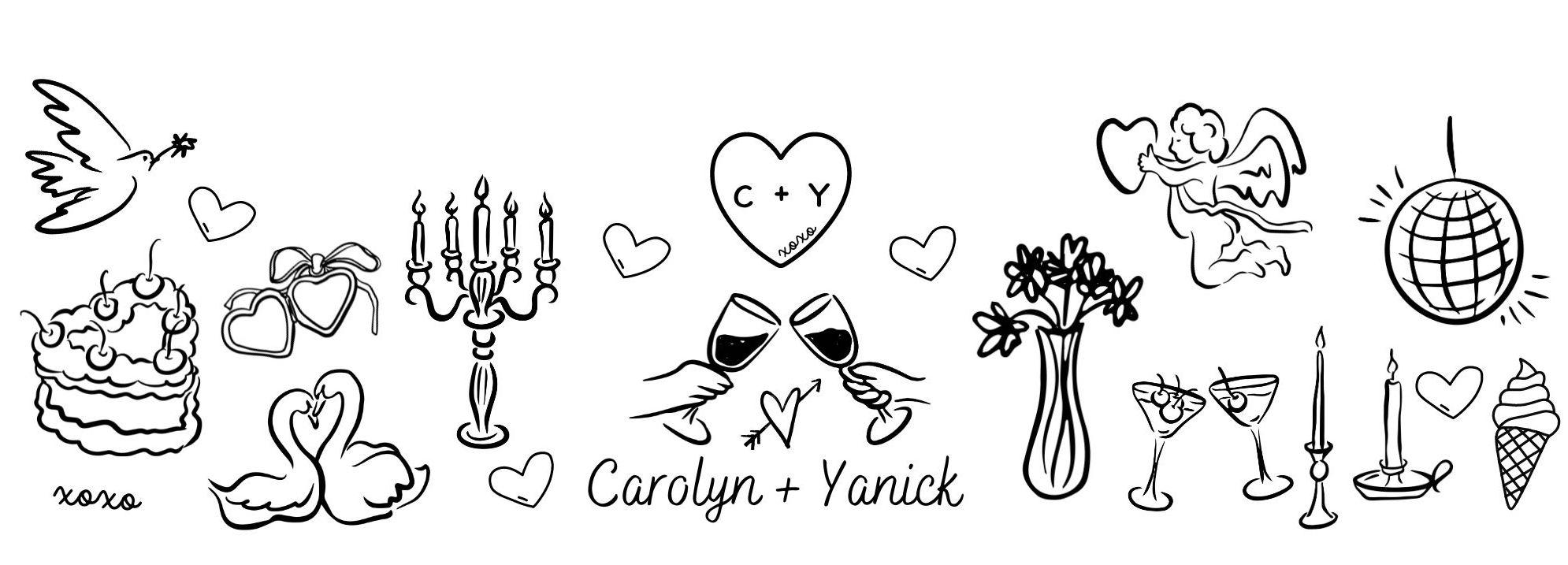 The Wedding Website of Carolyn Pennington and Yanick Greywolf