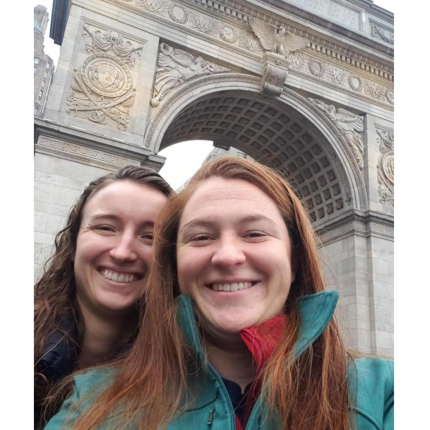 Claire had her final clinical rotation in NYC. Anat and I went to visit her one weekend. Most of the trip was spent eating bagels, seeing Lady Liberty and trying to navigate the subway.