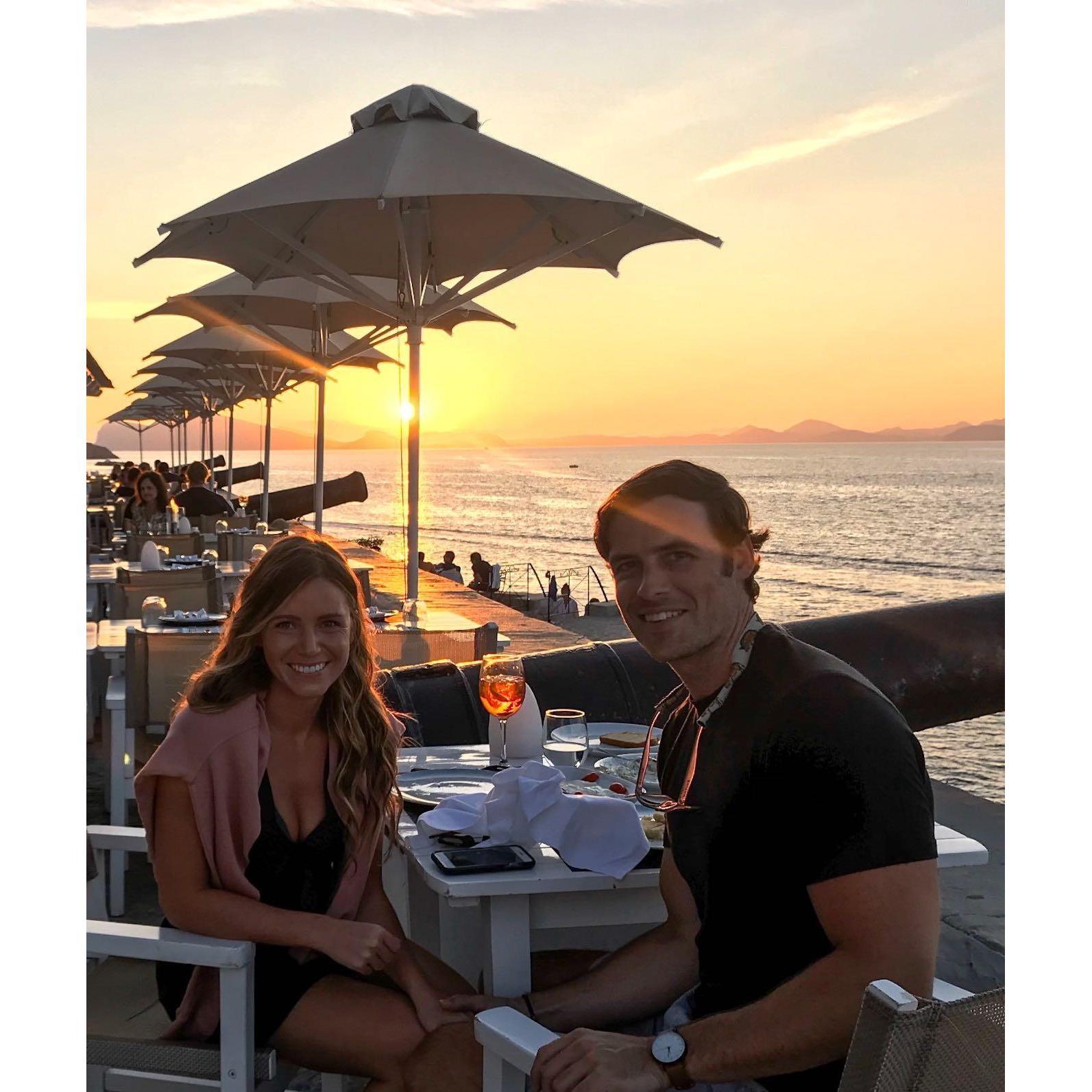 Taken in Hydra, Greece at The Sunset Restaurant