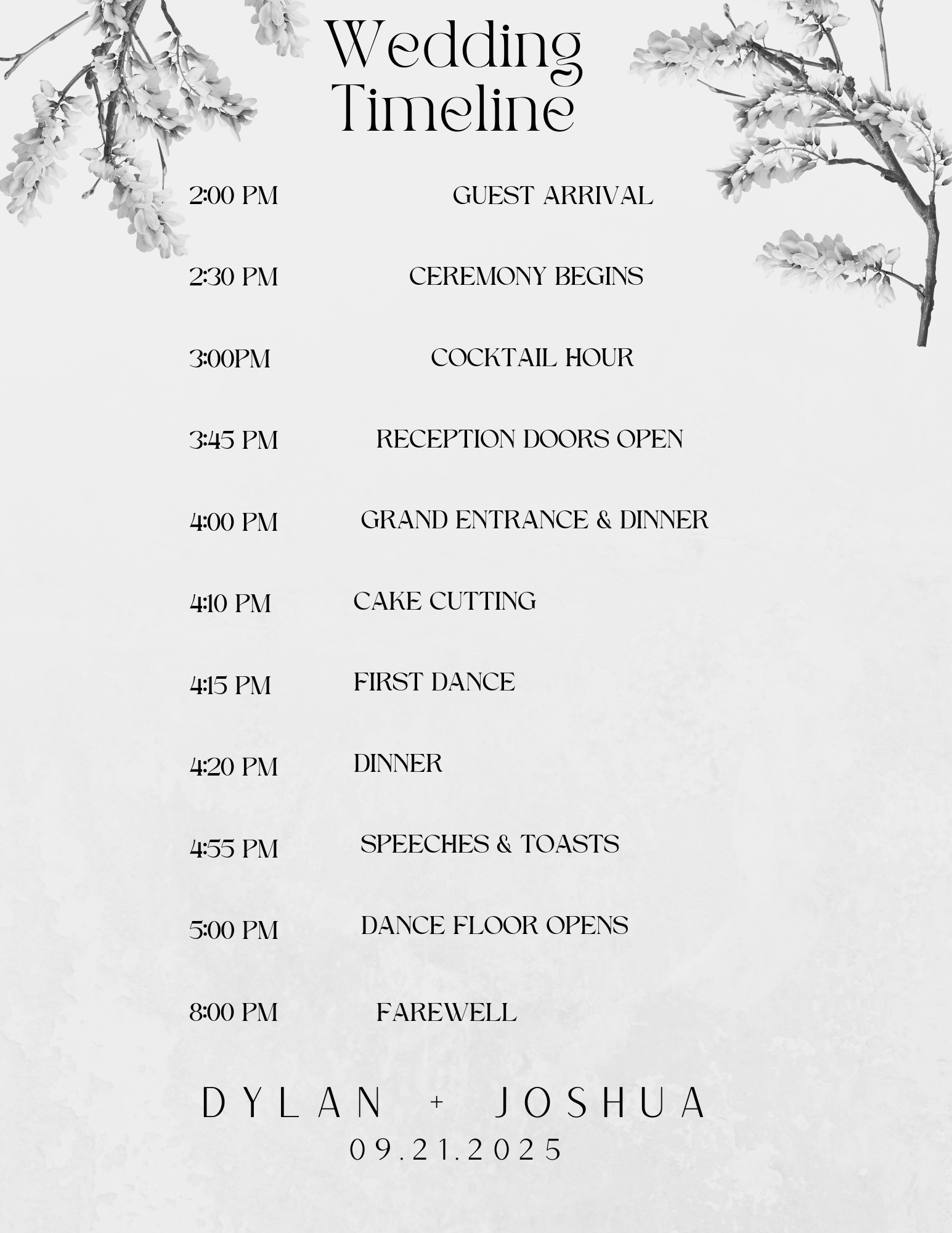 The Wedding Website of Dylan Bryant and Joshua Woodruff