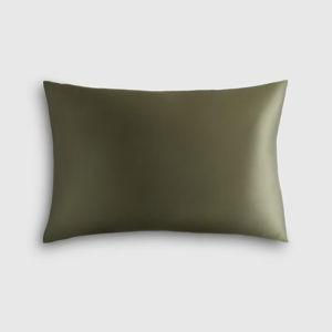100% Mulberry Silk Pillowcase - Dusty Olive, Queen
