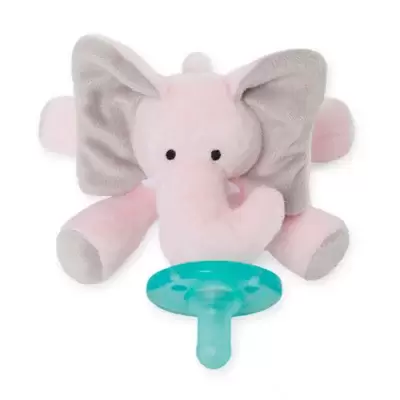 WubbaNub Pink Elephant Infant Pacifier