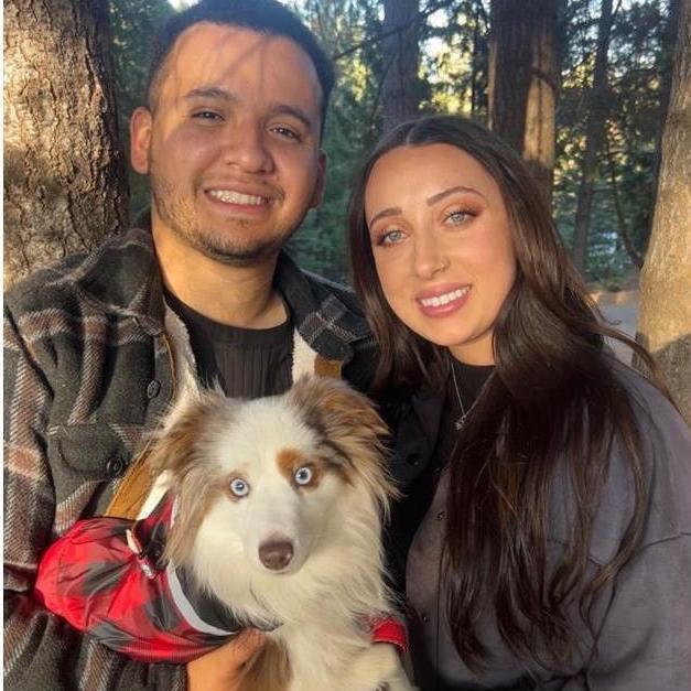 Our last family photo before bringing home Ronnie!