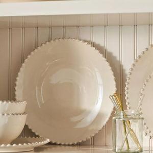 Anthropologie Costa Nova Pearl Dinner Plates, Set of 4