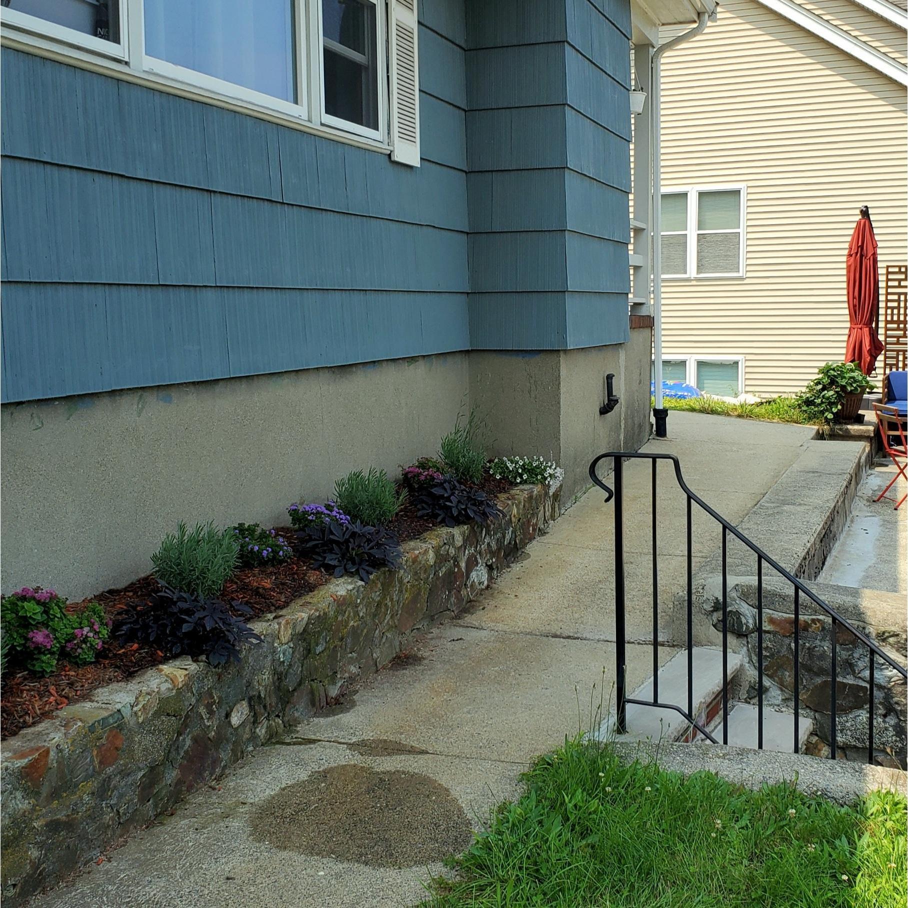 Our first flower bed!