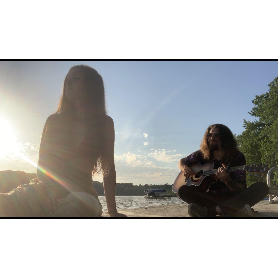 Making a music cover video