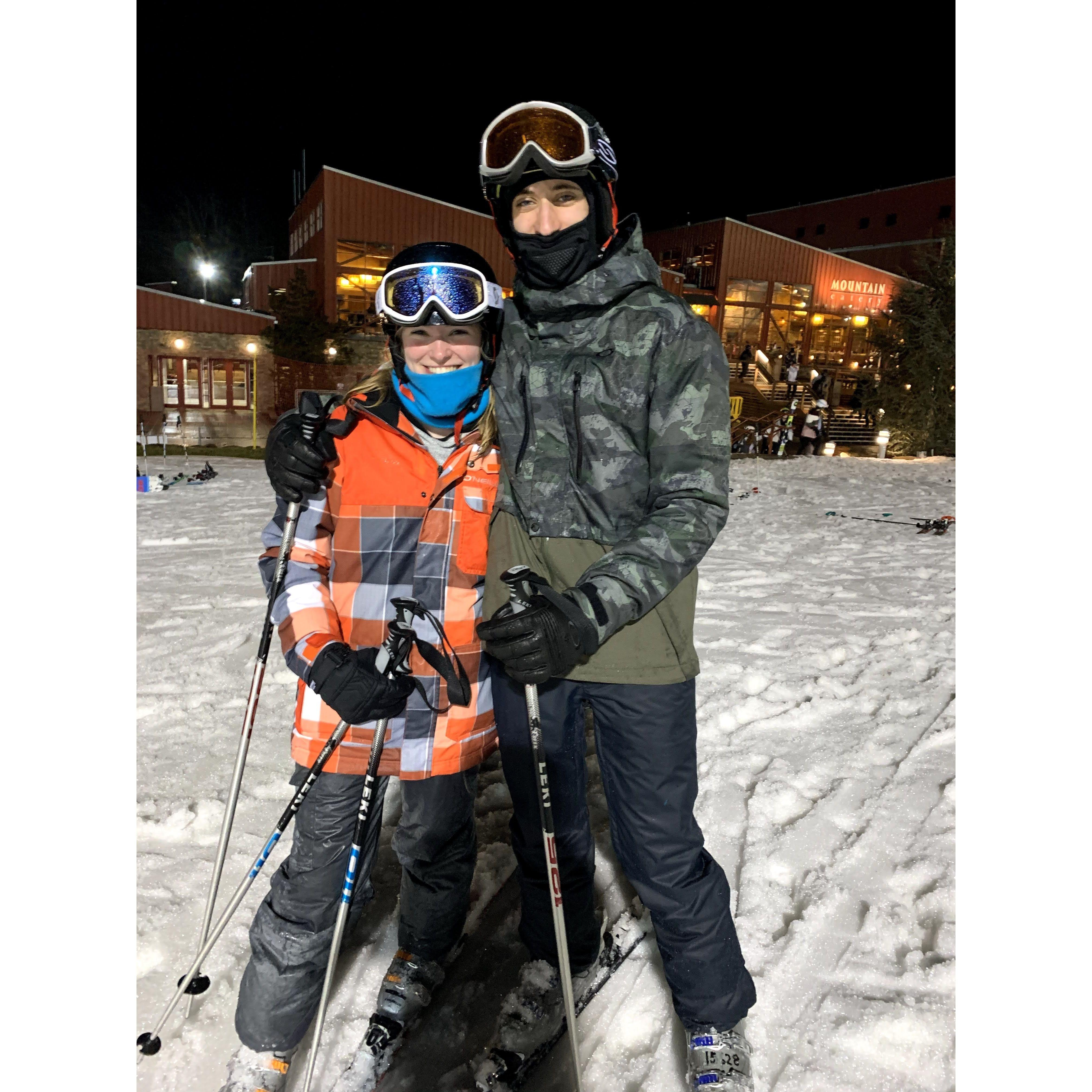 Will taught me how to ski for the first time ever 2020