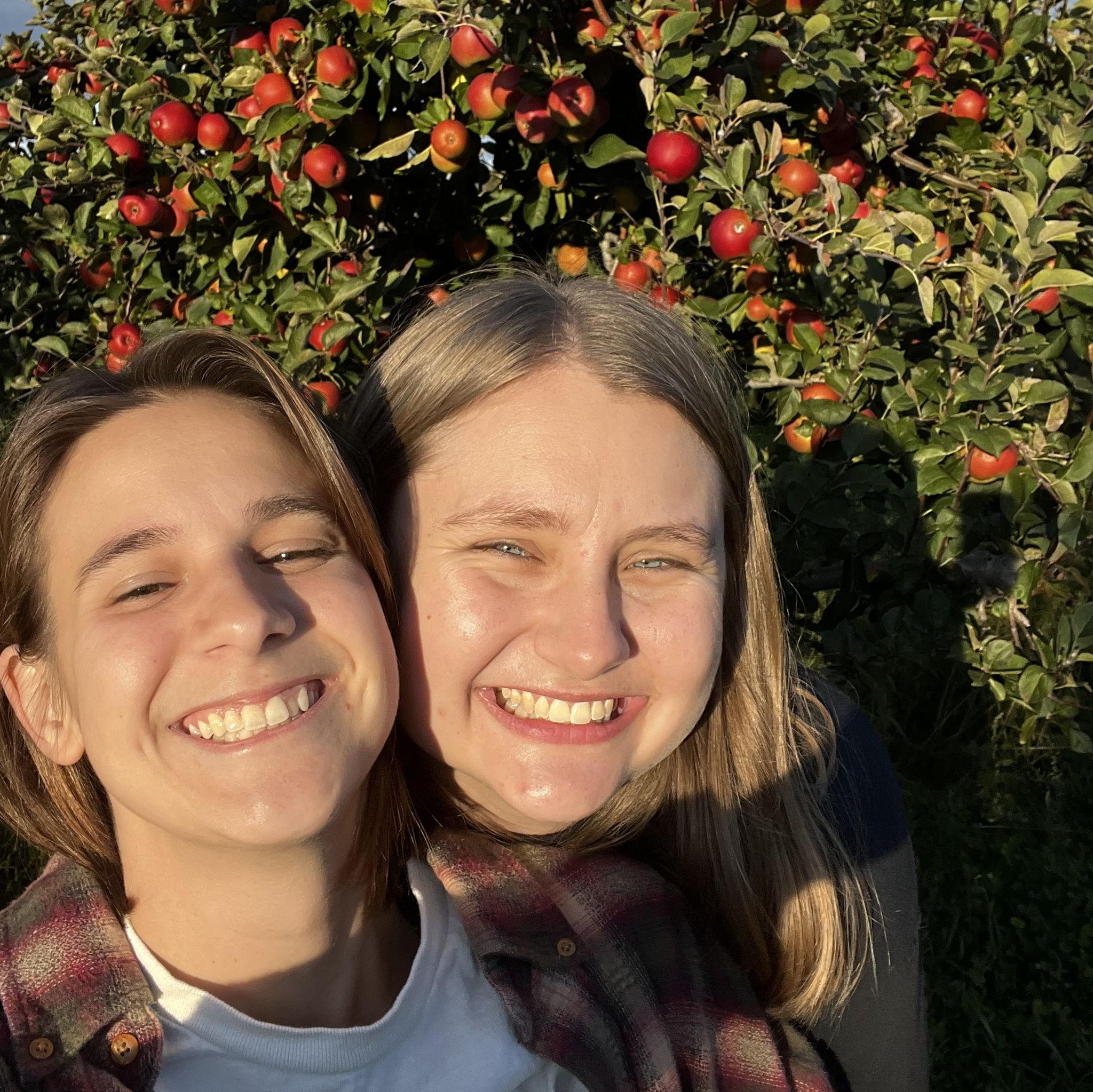 Apple picking in our fall together