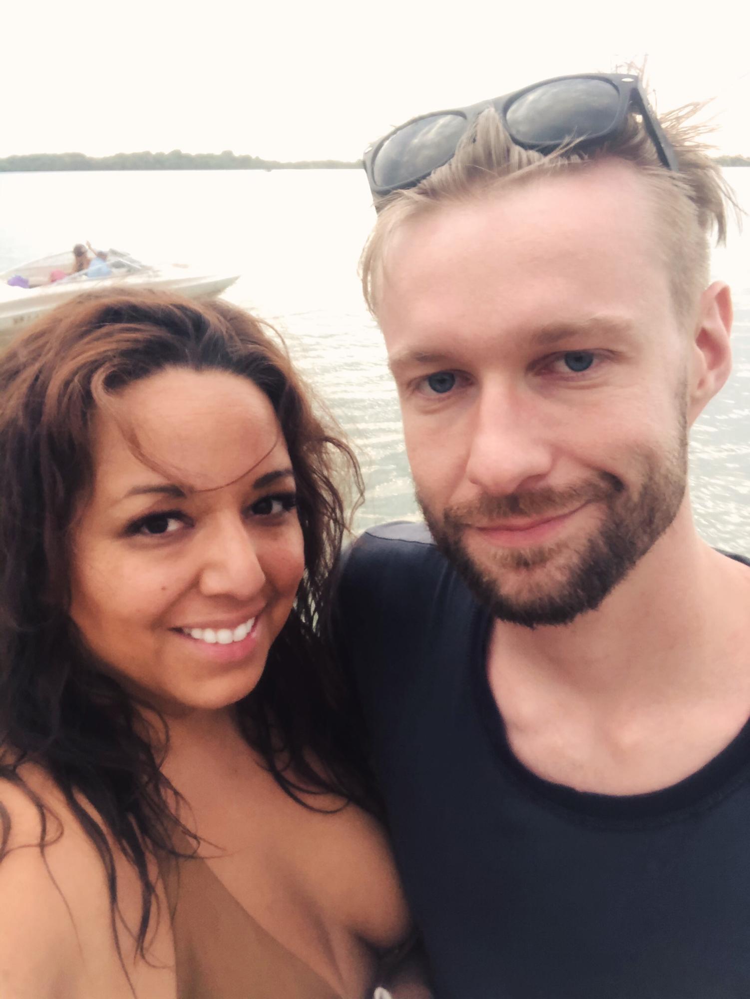 Boating time with Olivia and Ryan