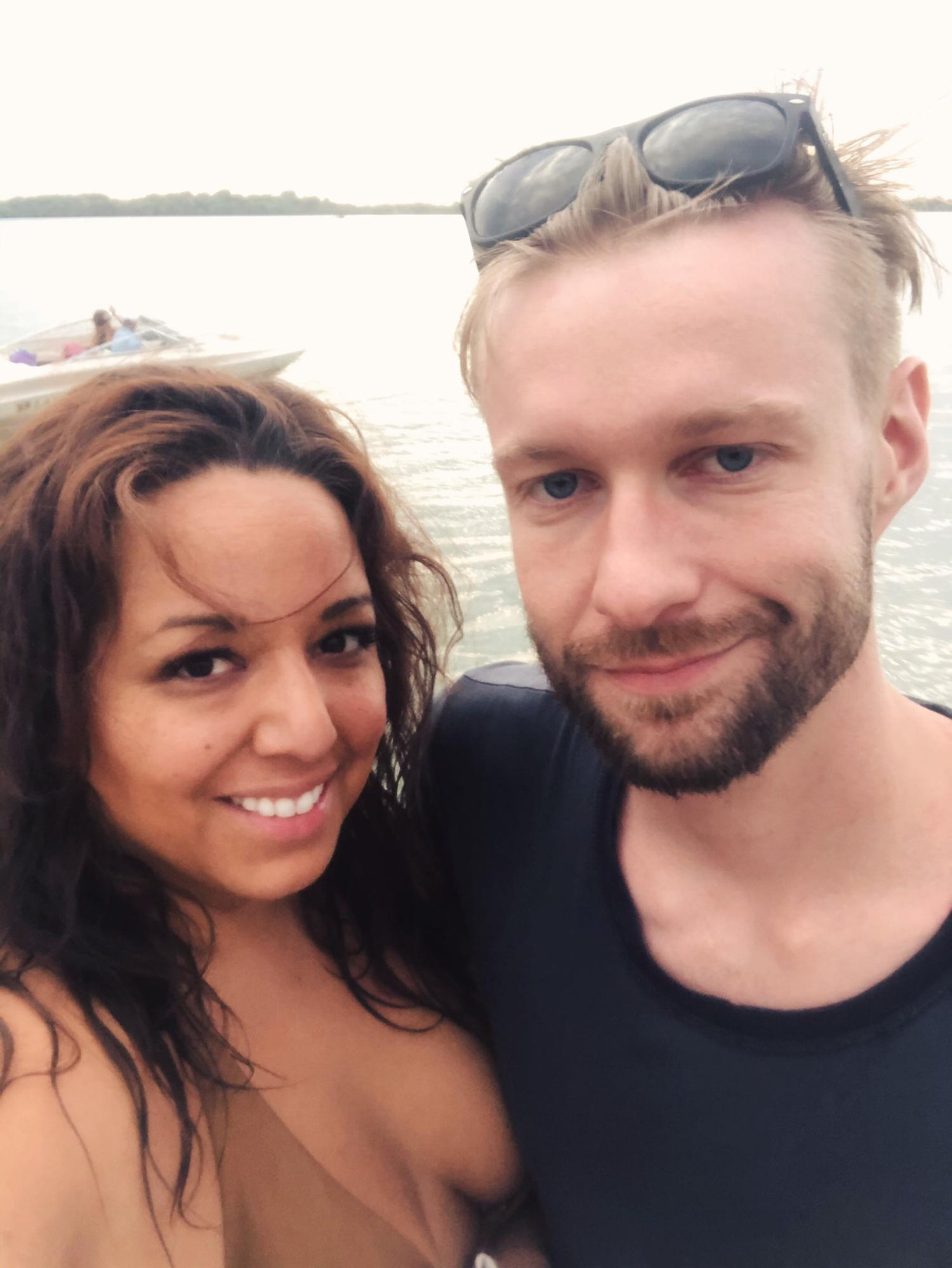 Boating time with Olivia and Ryan