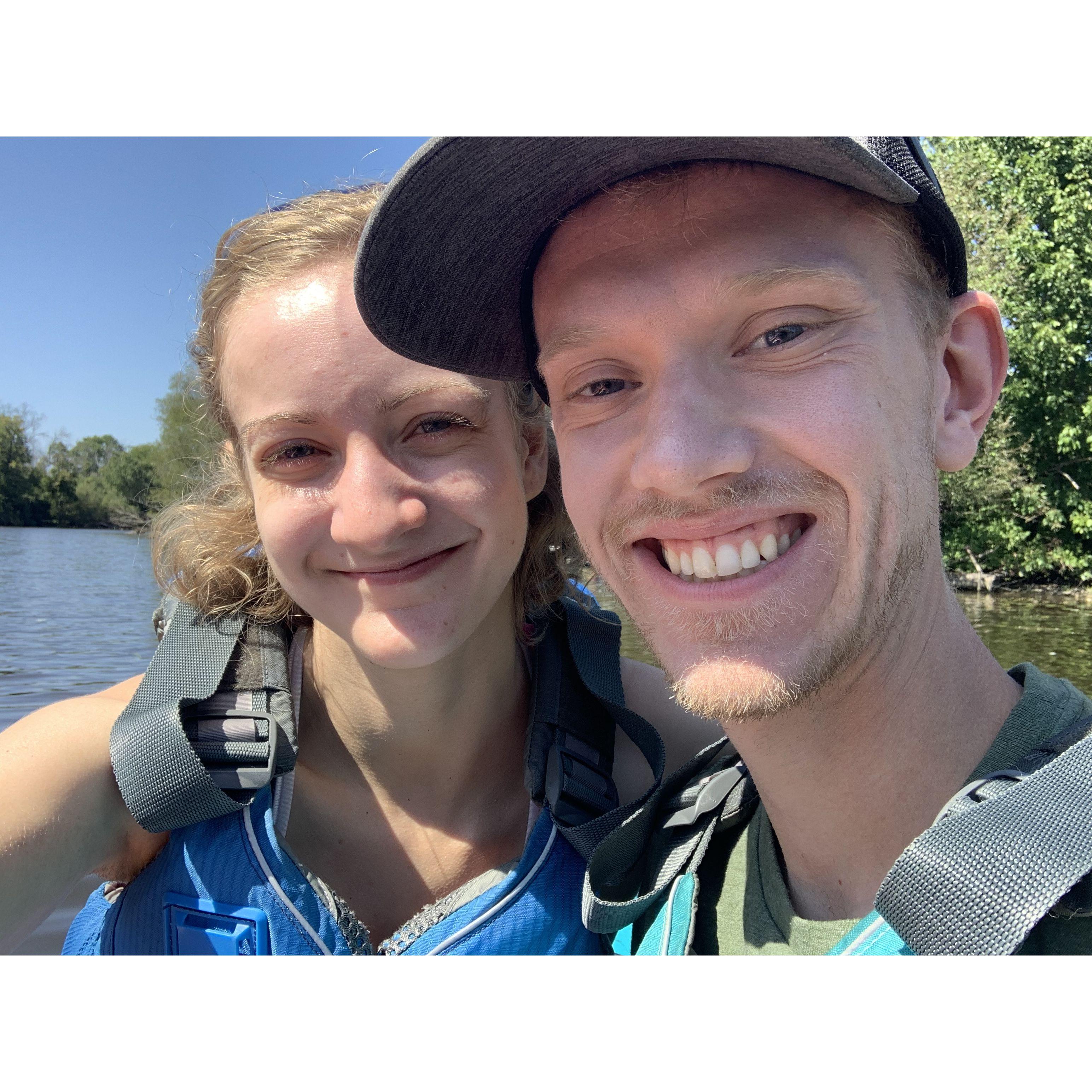 Kayaking on Milwaukee River