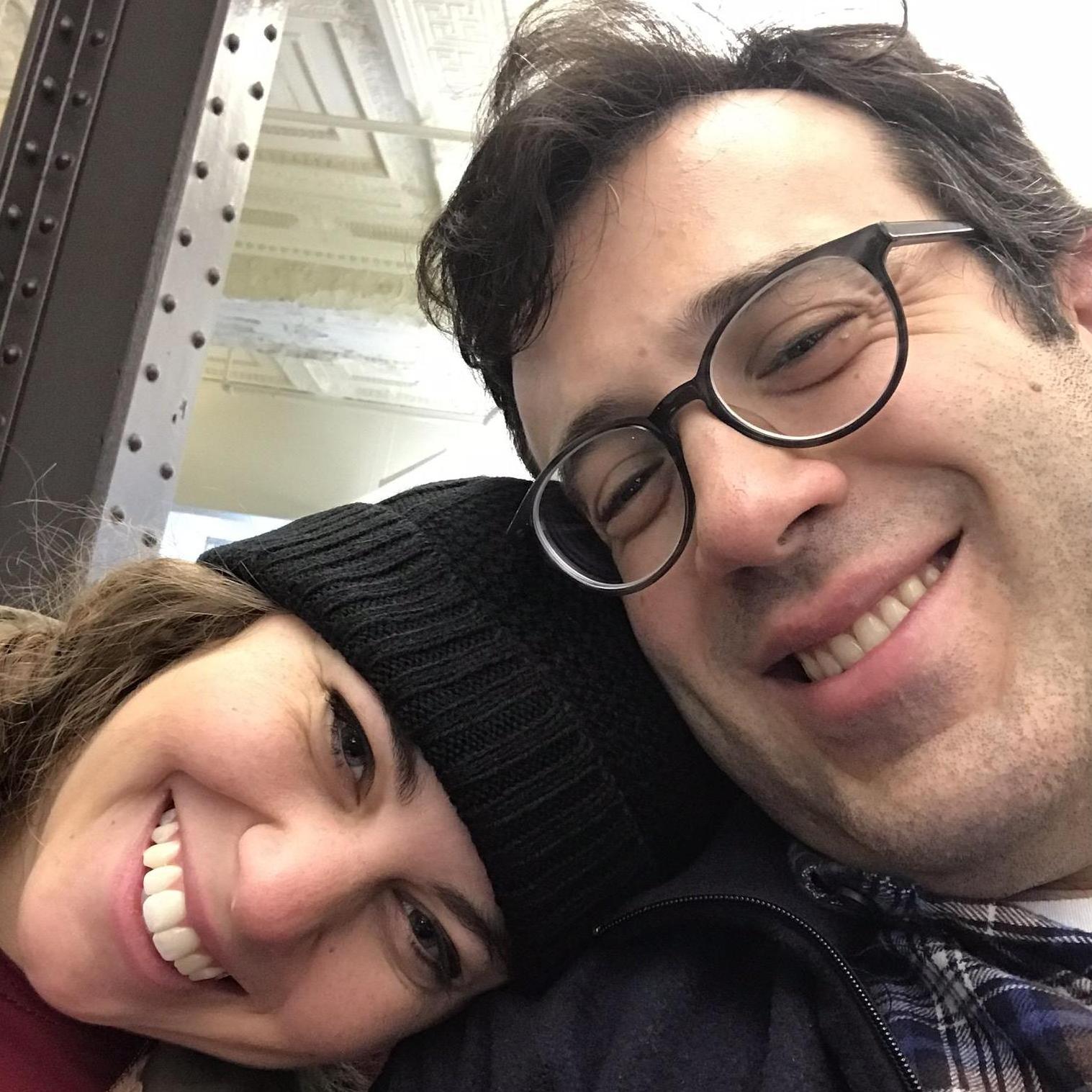 Hanging out in downtown Detroit. A random stranger told us we looked cute together :)