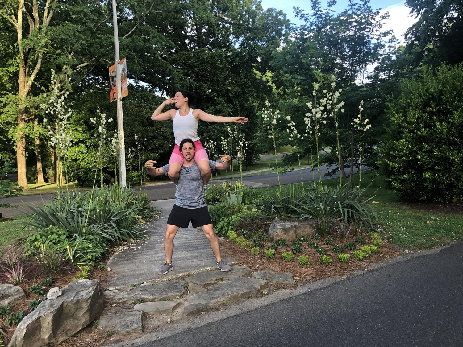 Just on a run in Overton Park