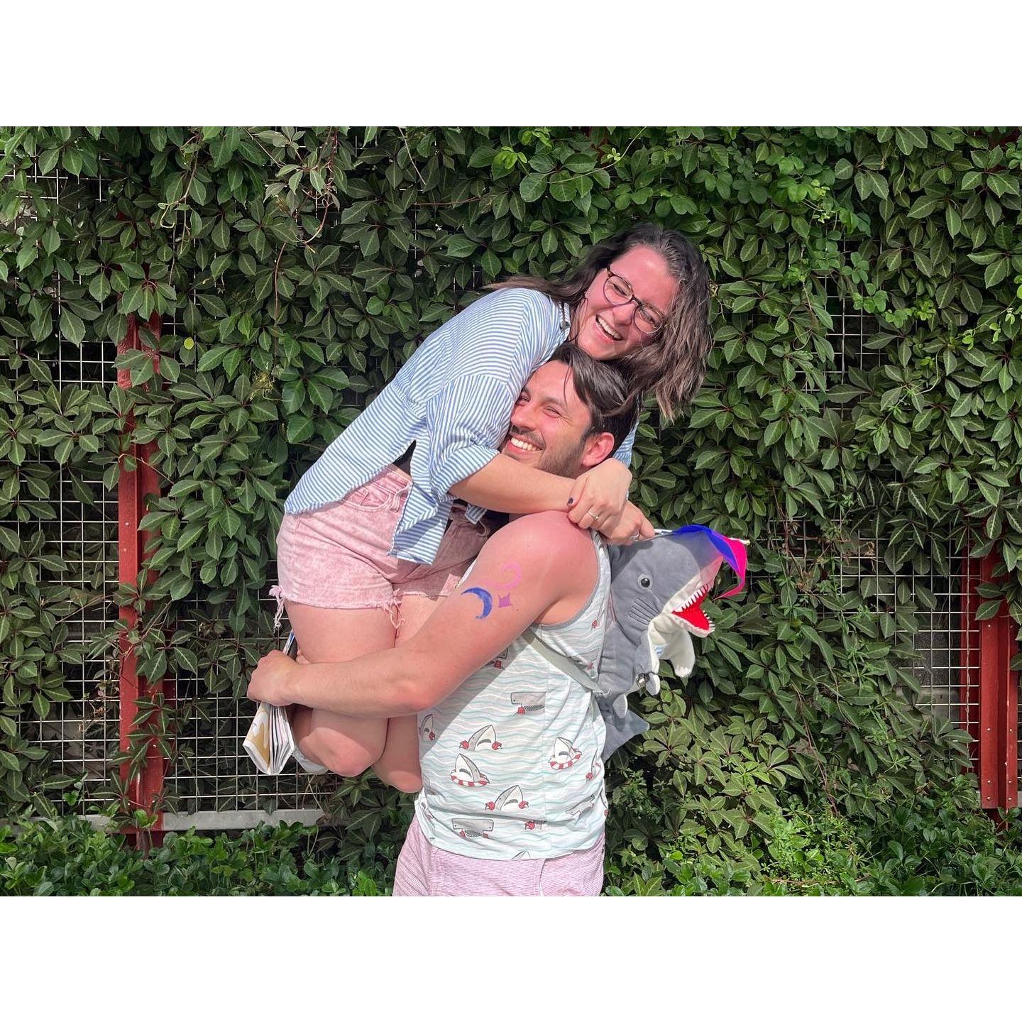 June 2022, Colby's first Pride weekend!