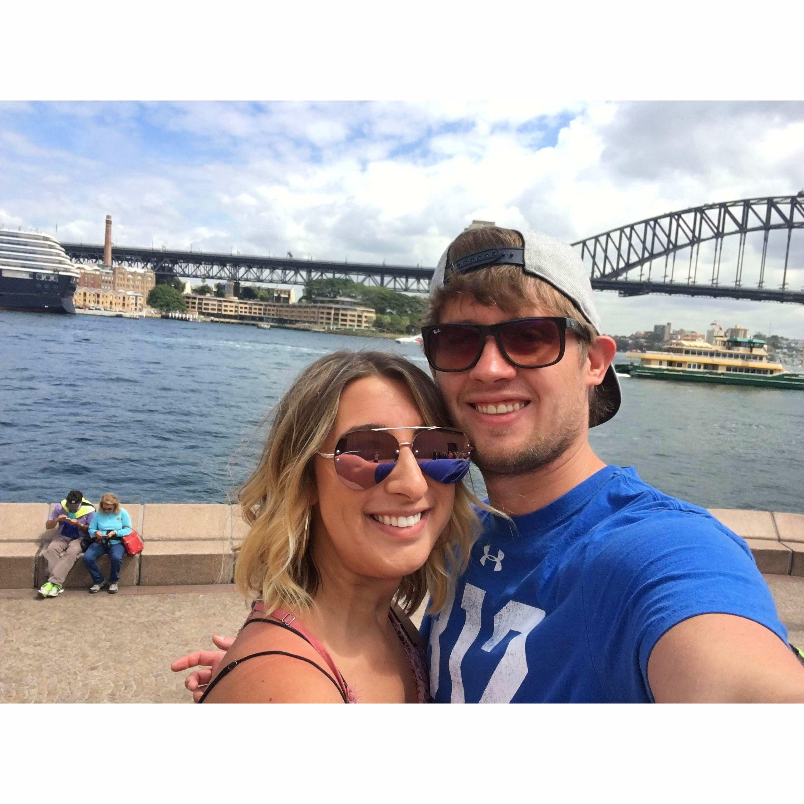 Our first trip together in Sydney, Australia :)