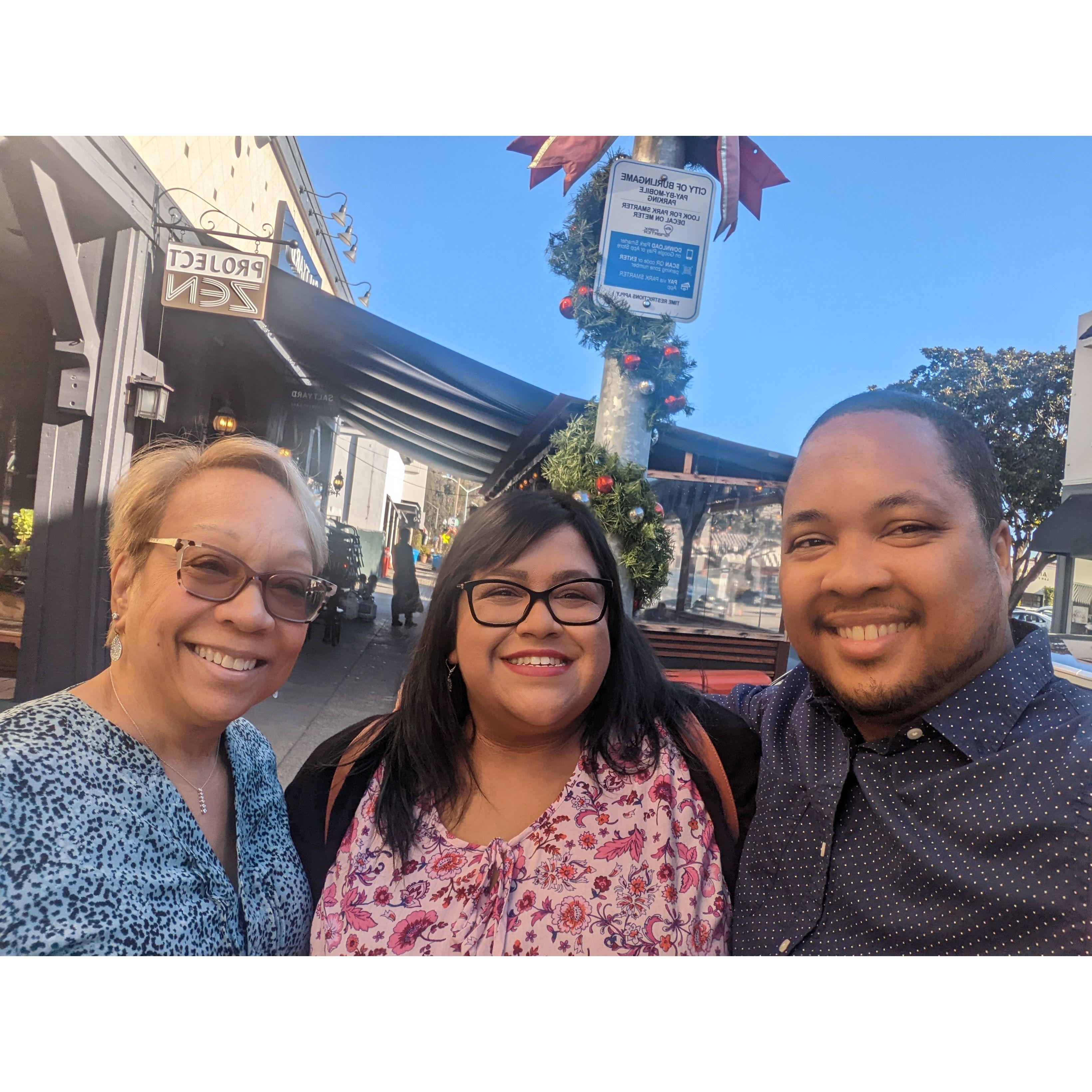 with Chris's beautiful mom, Ruth