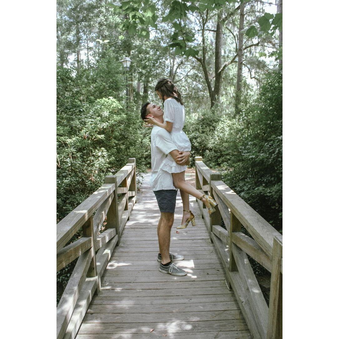 Our one year anniversary photo shoot (July 26, 2023).