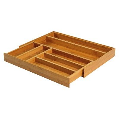 Expandable Bamboo Flatware Drawer Organizer - Threshold™