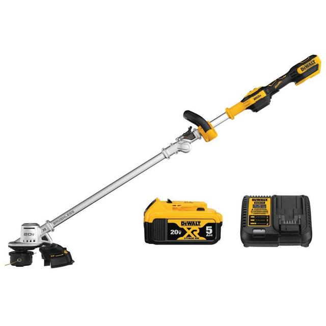 20V MAX Brushless Cordless Battery Powered String Trimmer Kit with (1) 5Ah Battery & Charger
