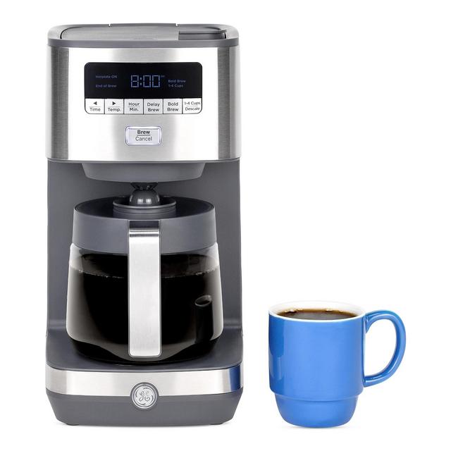 GE Appliances Glass Carafe Programmable Drip Coffee Maker