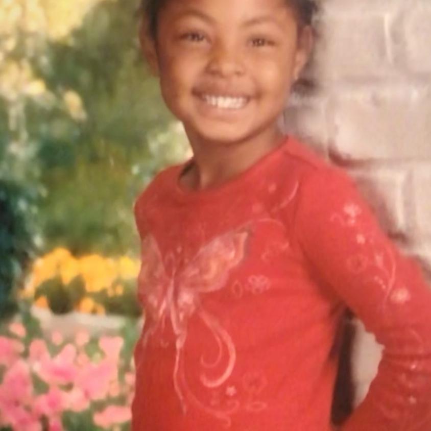 A young picture of the bride.