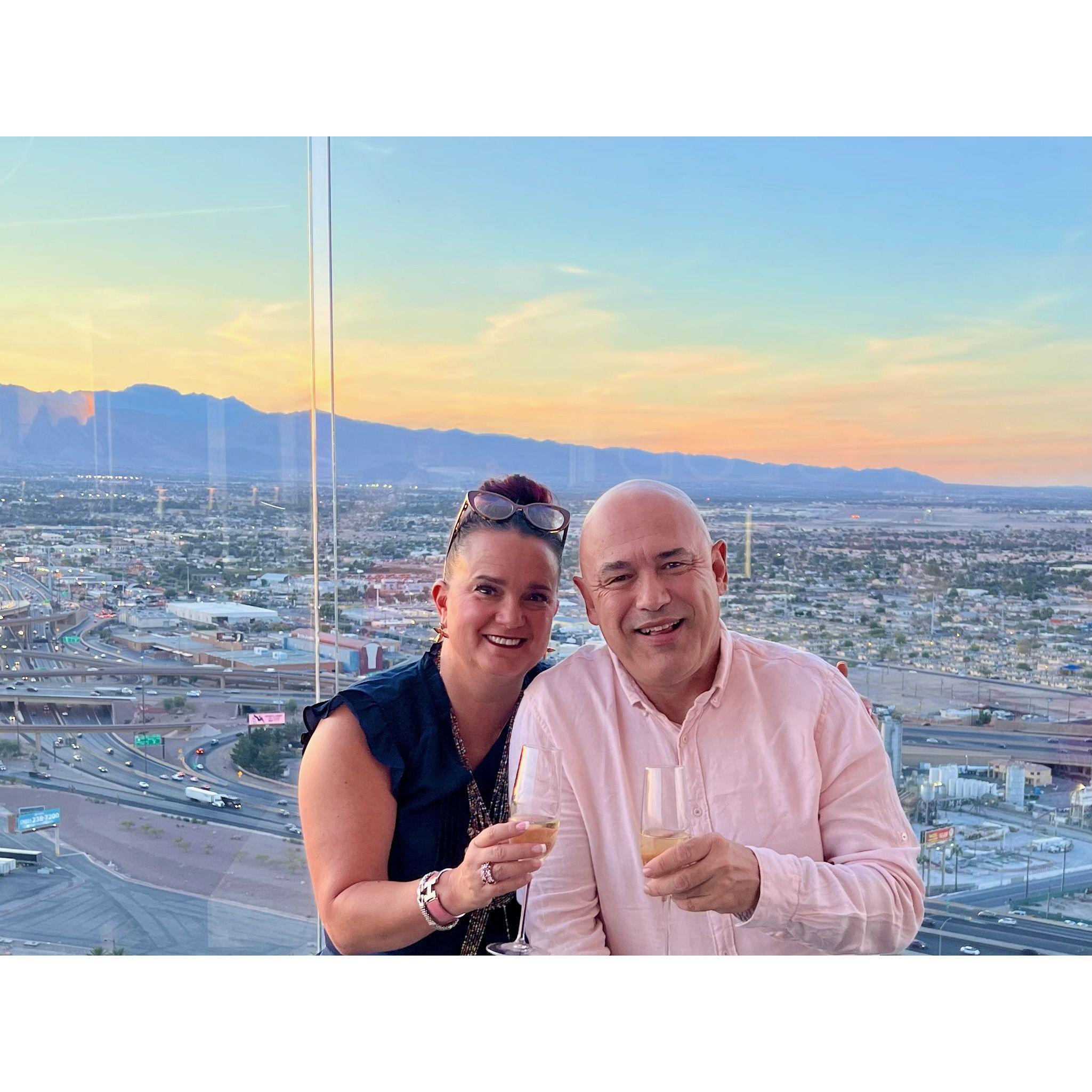 Sunset over Vegas
