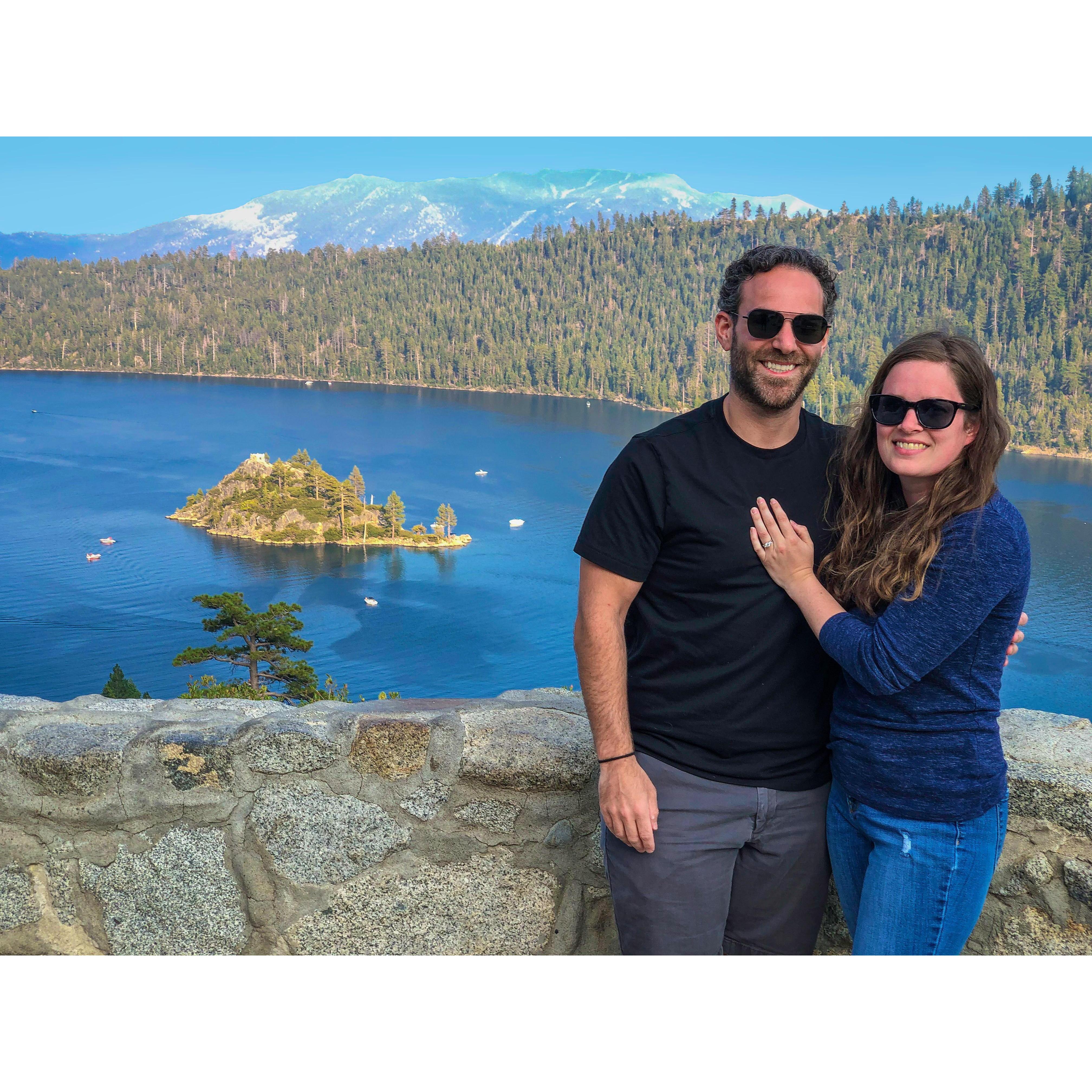 First photo after Amanda said “Yes!”
August 2020