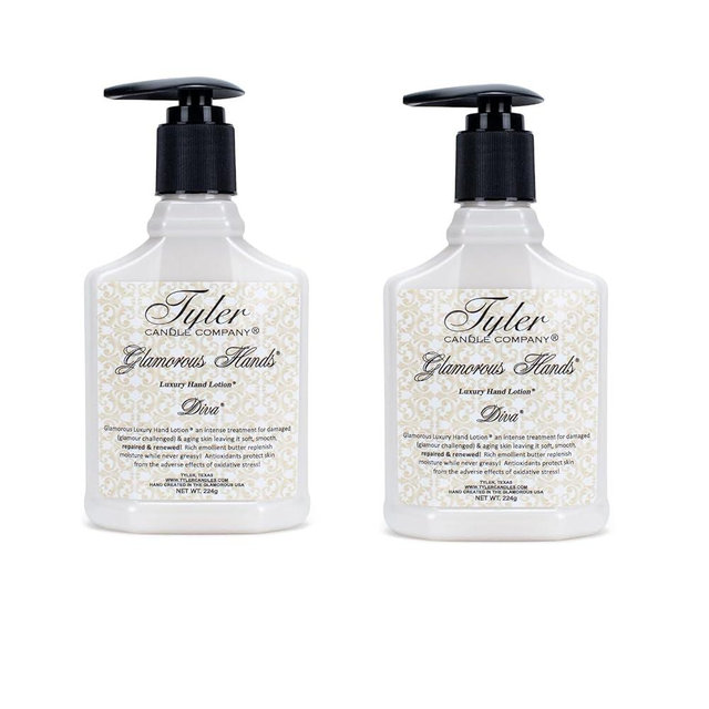 Tyler Luxury Hand Lotion 8 Oz, Diva 2 pack