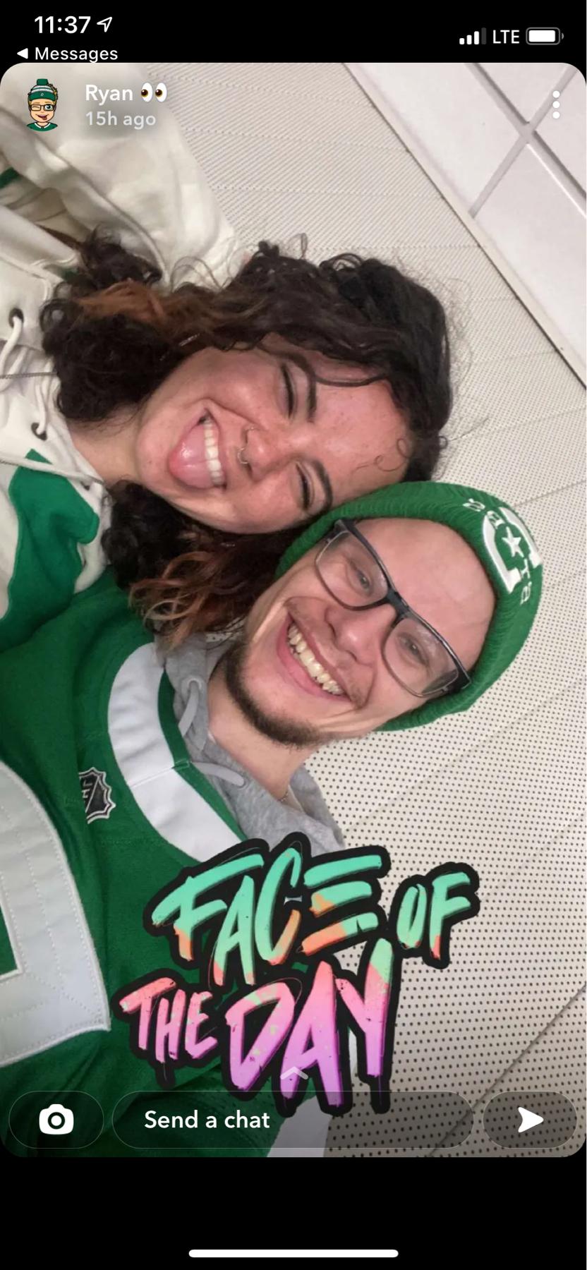 Date at a Dallas Stars game
