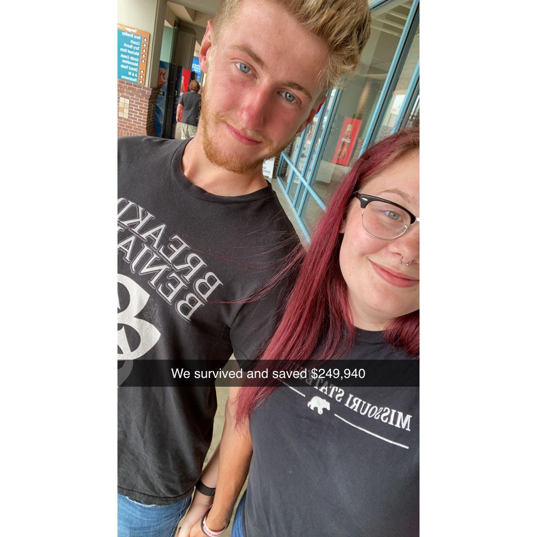 Making dark jokes about tragedies. This was taken June 2023 after visiting the Titanic museum during the Titan submersible tragedy.