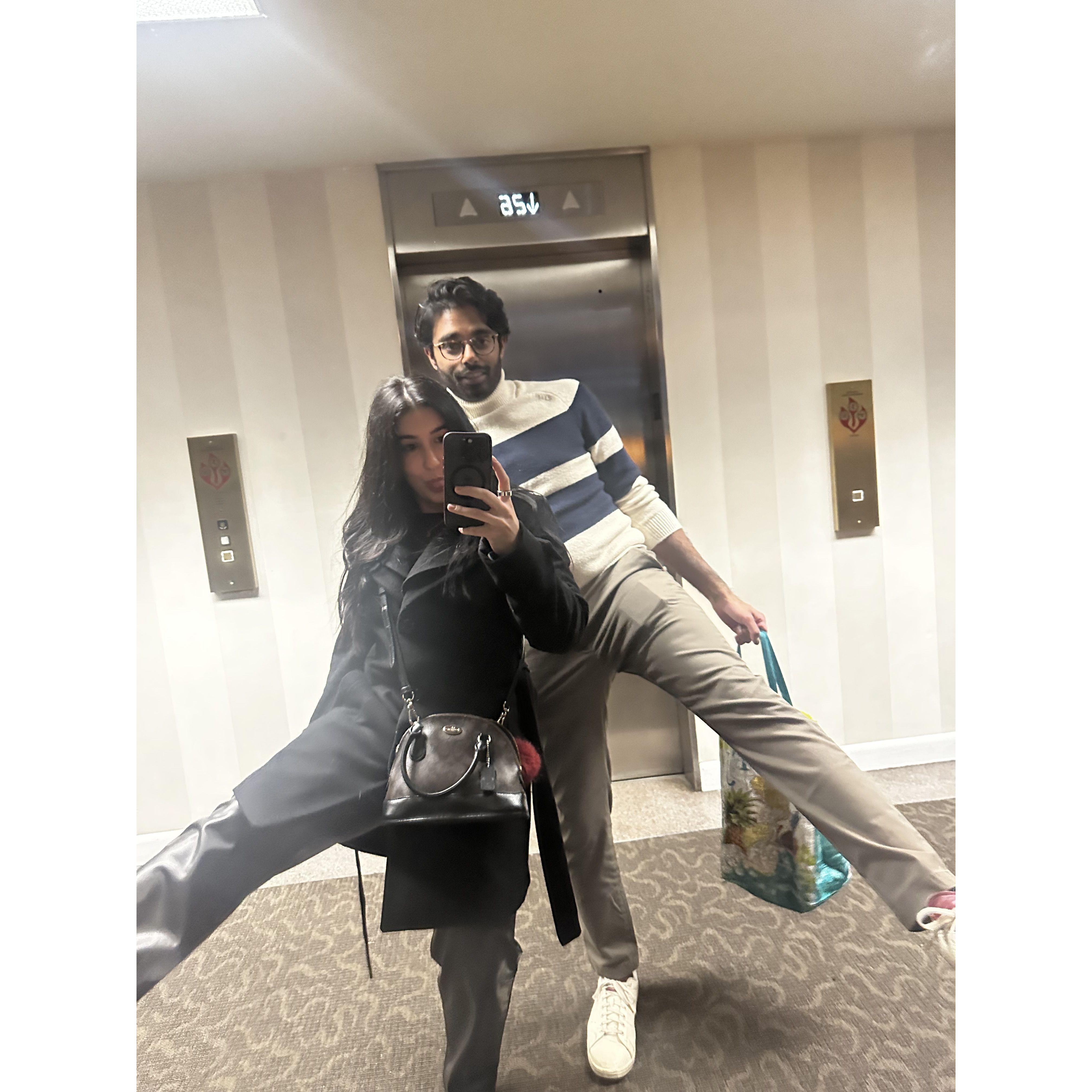 This is the lobby at our condo building LOL