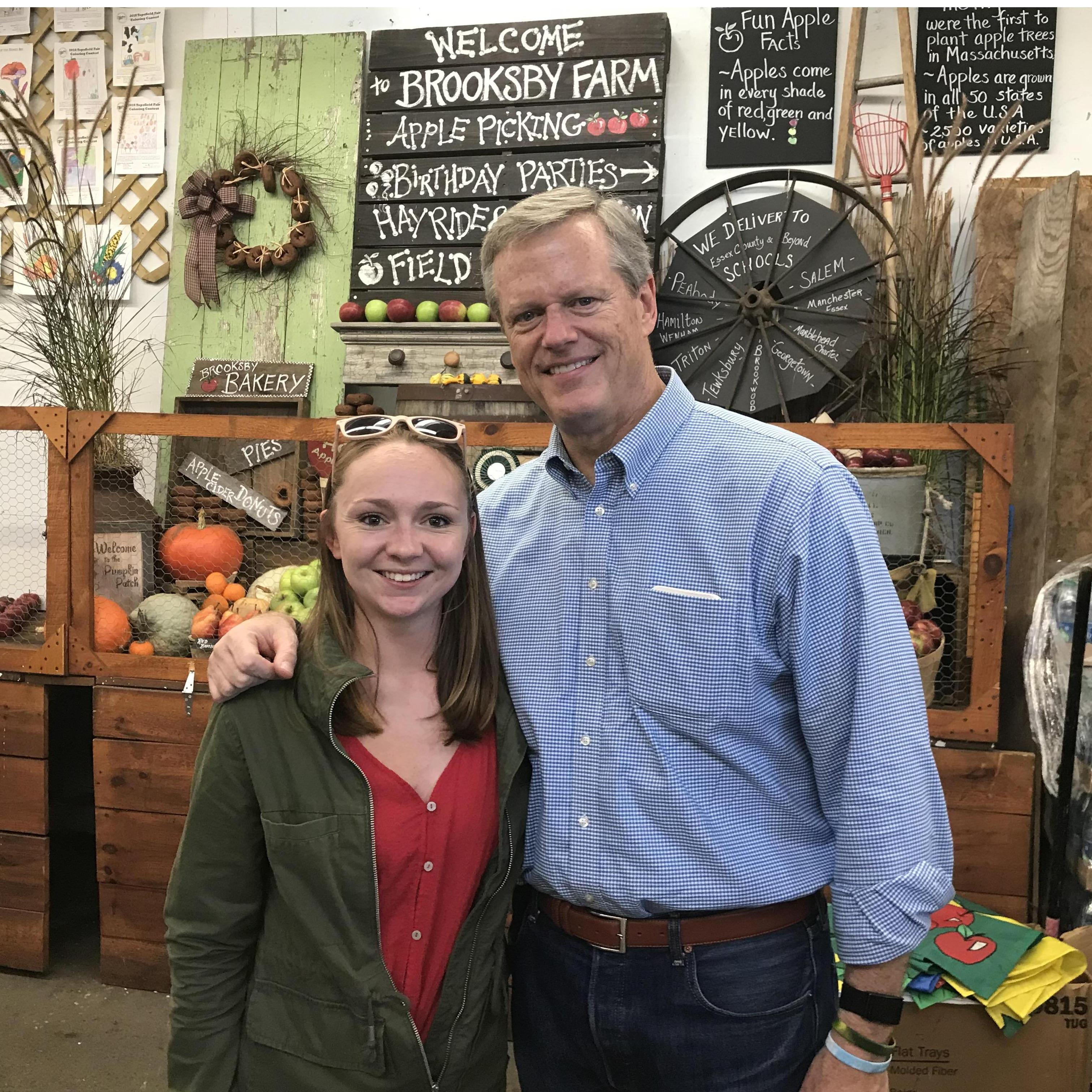 One time Maddie met Governor Baker! FUN