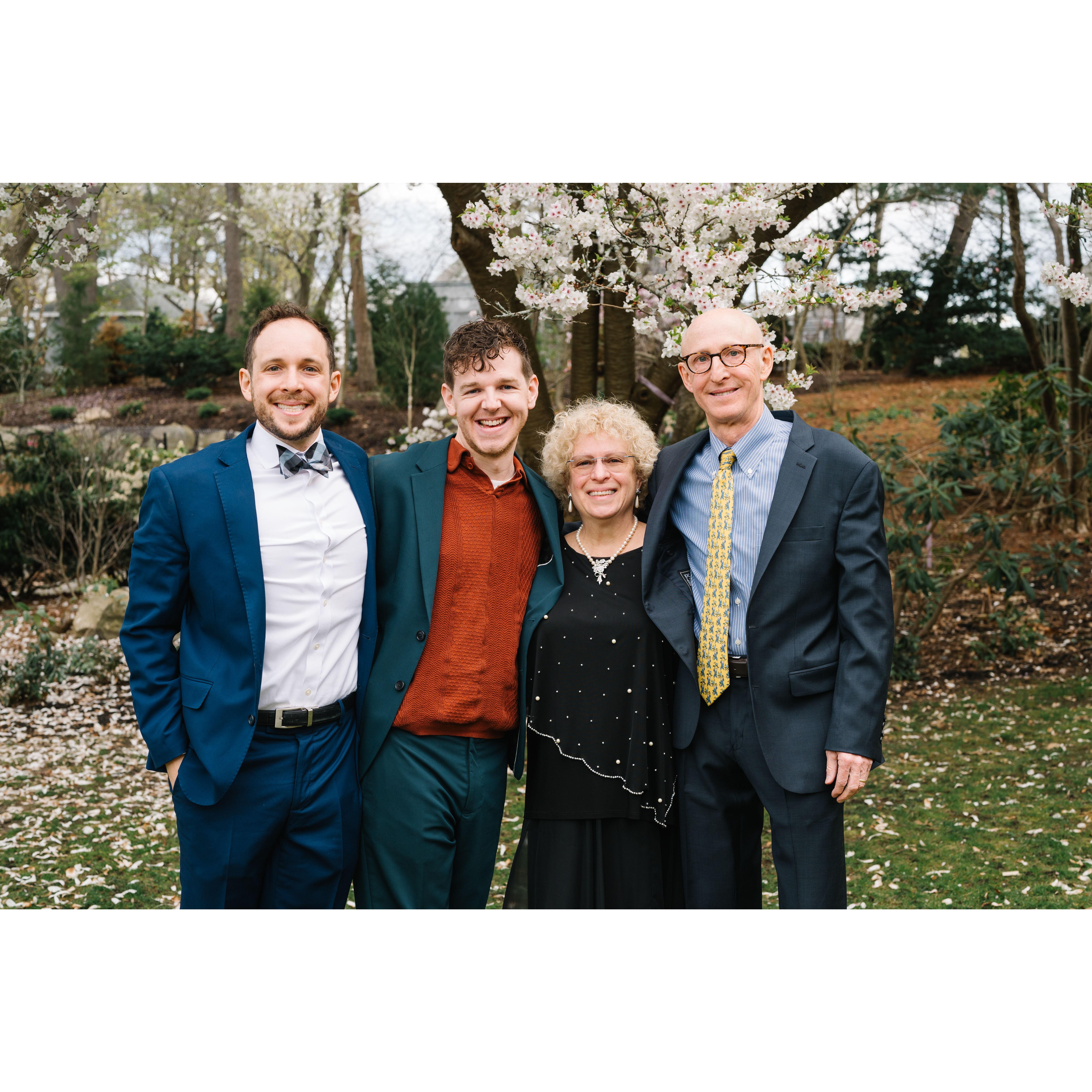 April 2024 - Boston - We love a family wedding - fancy seeing you here.