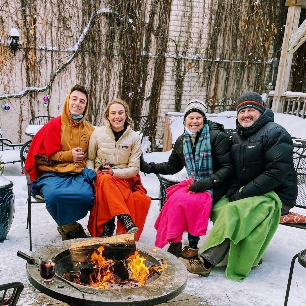 December 2020. One of the first times franco met Ellie's parents was outside of Moscow on the Hill as restaurants were not open indoors due to COVID