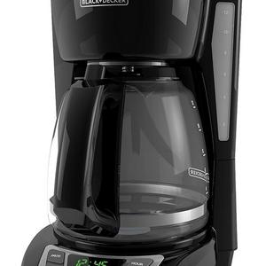 BLACK+DECKER 12-Cup Programmable Coffeemaker, Black, CM1160B