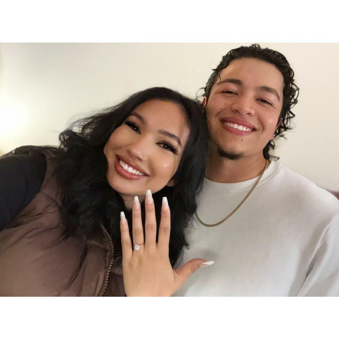 The day we got engaged <3